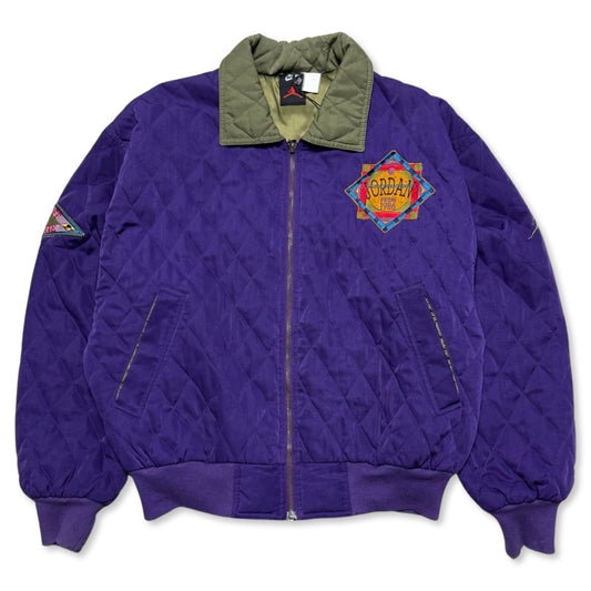 Vintage 90s Nike Michael Jordan Diamond Quilted Jacket (fits Medium/Large)