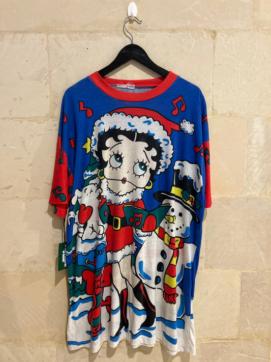 Vtg Betty Boop Xmas Tee (XL)