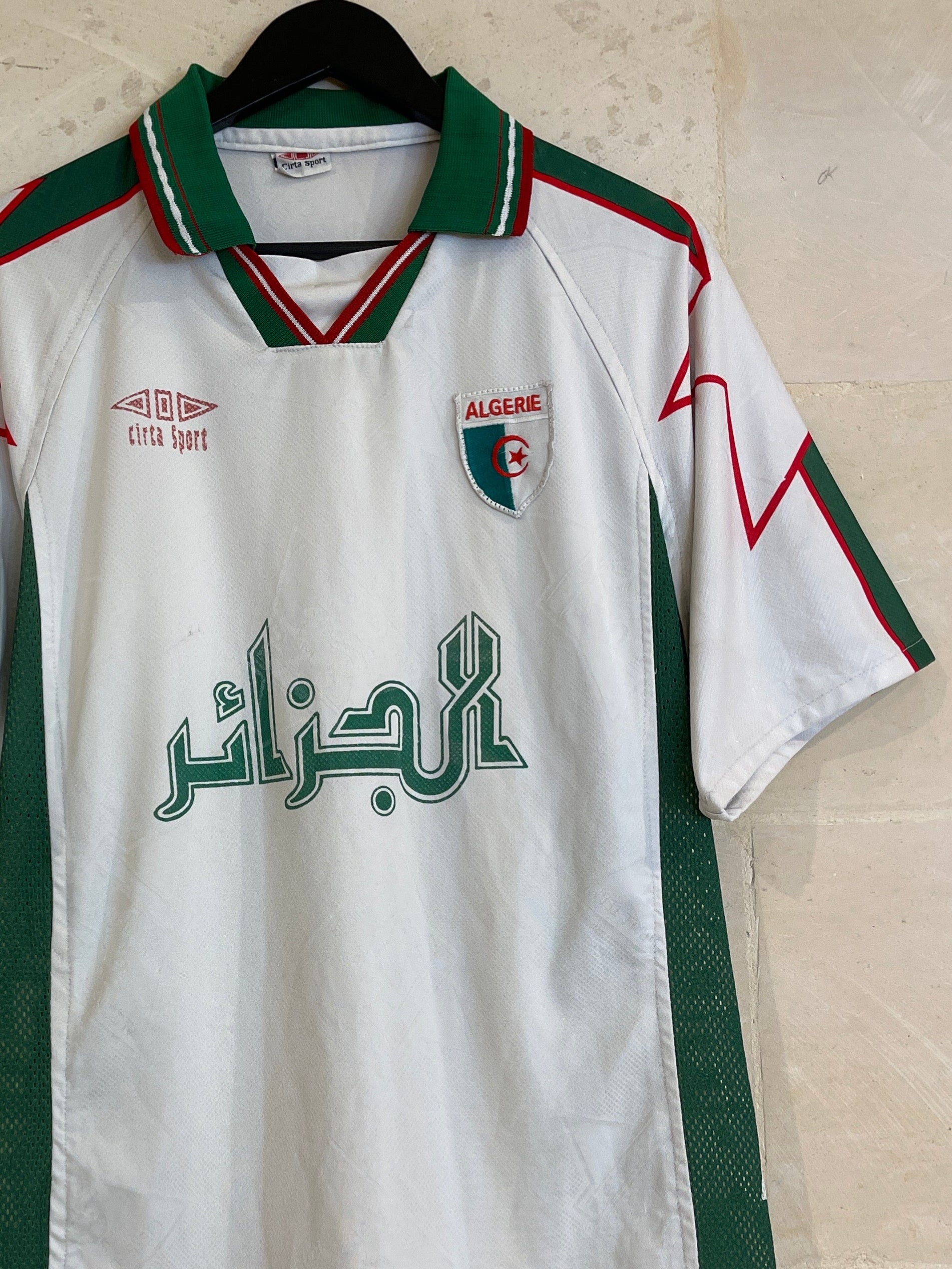 Vntg 1998 Algeria Football Home Shirt (Large)
