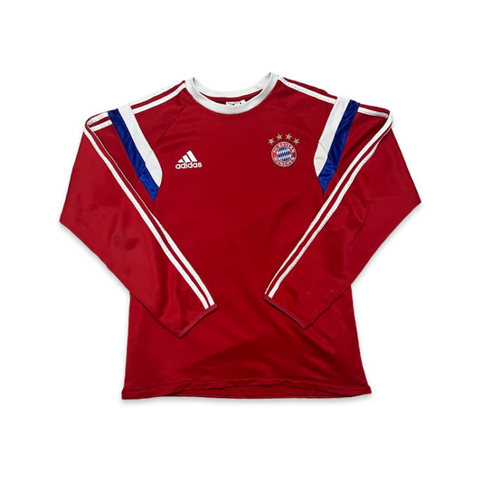 2014-15 Bayern Munich Adidas Training Shirt (Large) paint stains & pinhole bottom part