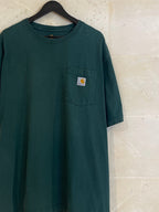 Carhartt Dark Green K87 Pocket Tee (XL)
