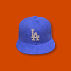 Brand New LA Dodgers Glits Closed Cap Royal-Blue (Size 6 7/8)