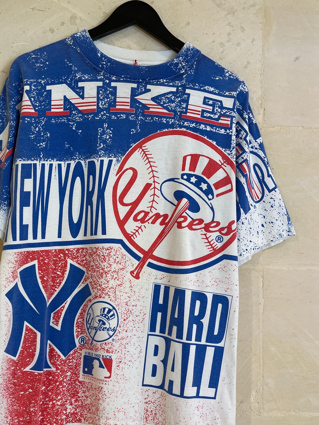 Vntg Yankees AOP Tee (Medium)