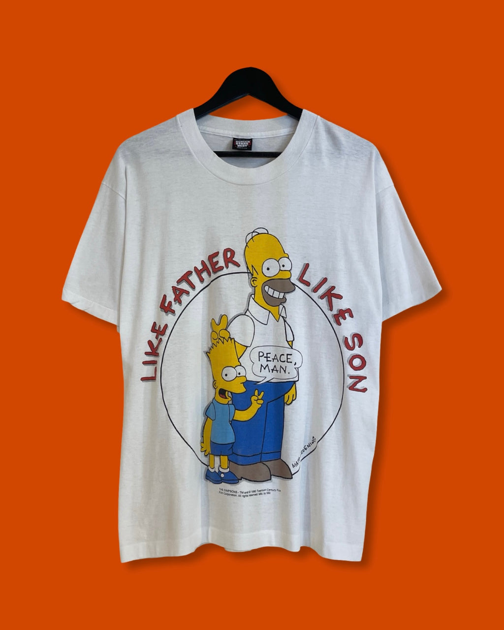 Vntg The Simpson Like Father Like Son Tee (XL)