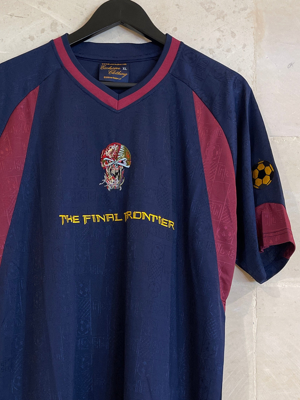 Vntg Iron Maiden Football Shirt (XL)