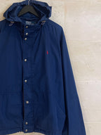 Ralph Lauren Navy Hoodie Jacket (Large)
