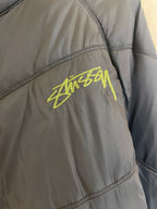 Vntg Stussy Black Puffer Jacket (XL)