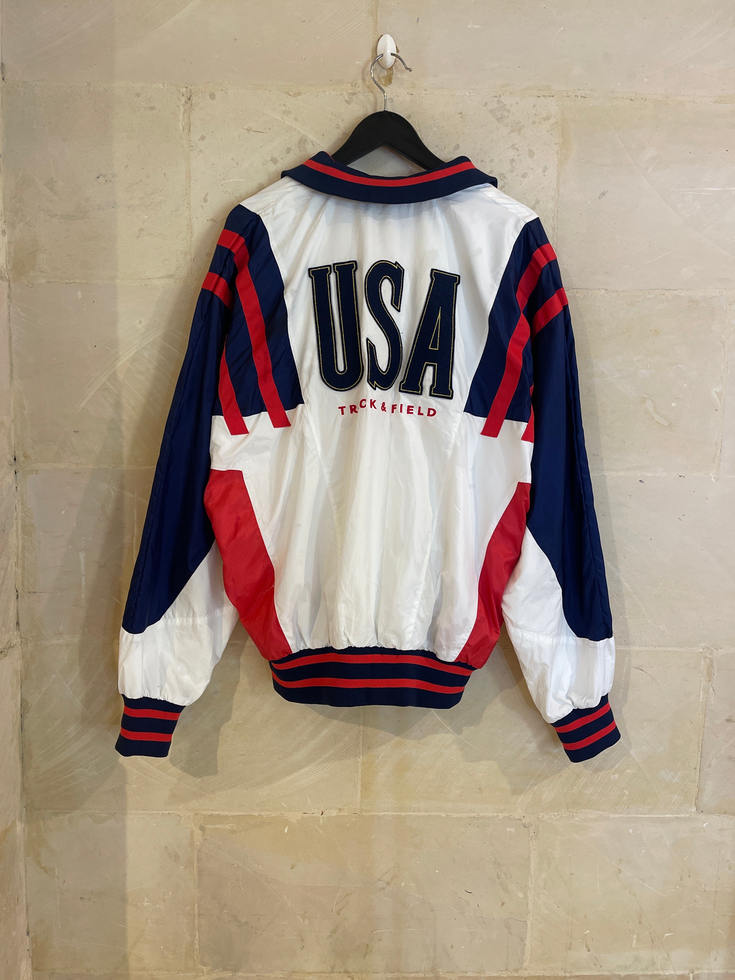 Vntg Nike USA Windbreaker Jacket (Large)