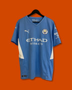 2021-22 Manchester City Home Jersey (Large)
