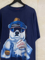 Vntg 1995 Coca Cola Polar Bear Tee (XL)*