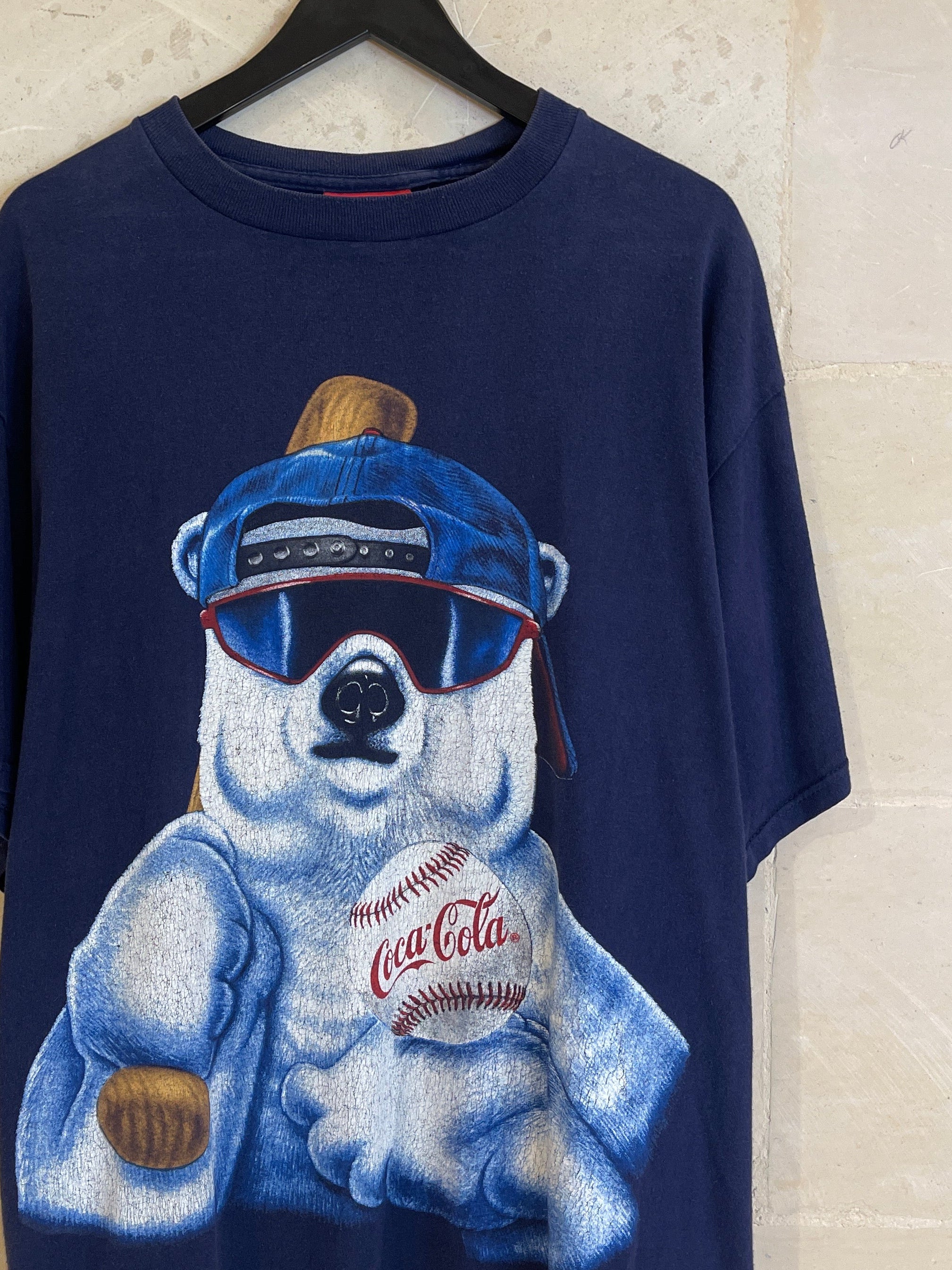 Vntg 1995 Coca Cola Polar Bear Tee (XL)*
