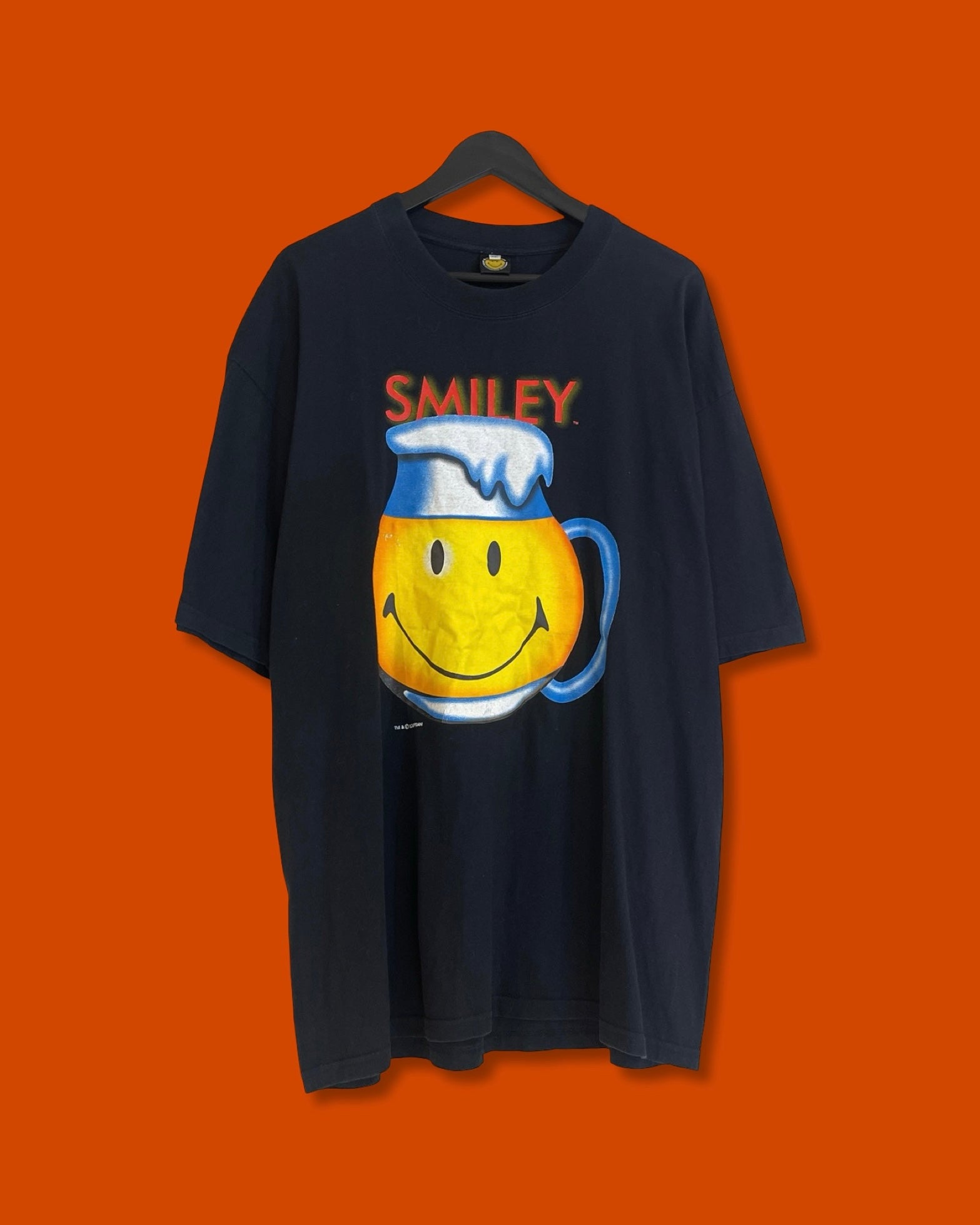 Vntg Beer Mug Smiley Tee (XL)