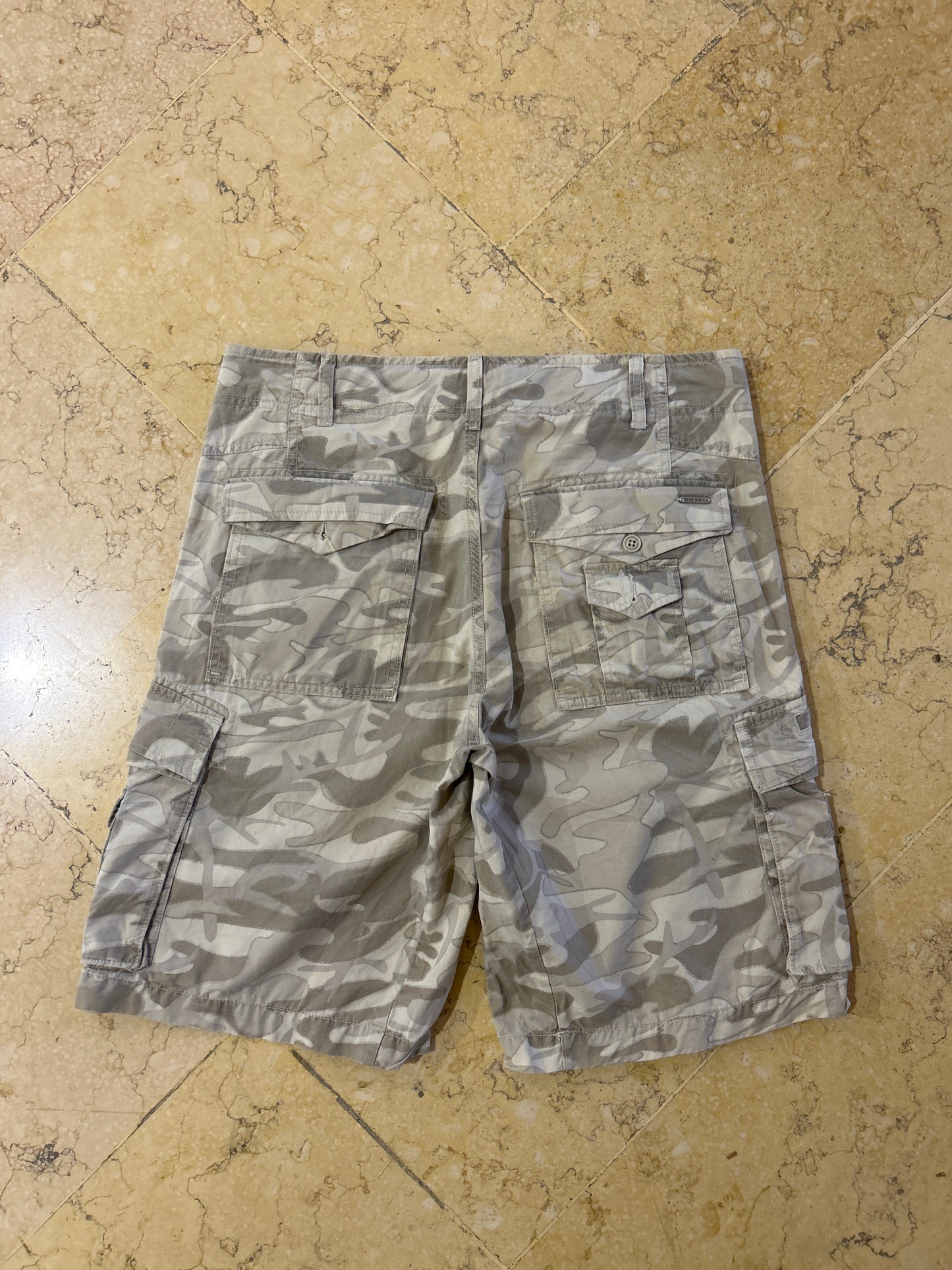 Diesel Camo Cargo Shorts (W33)