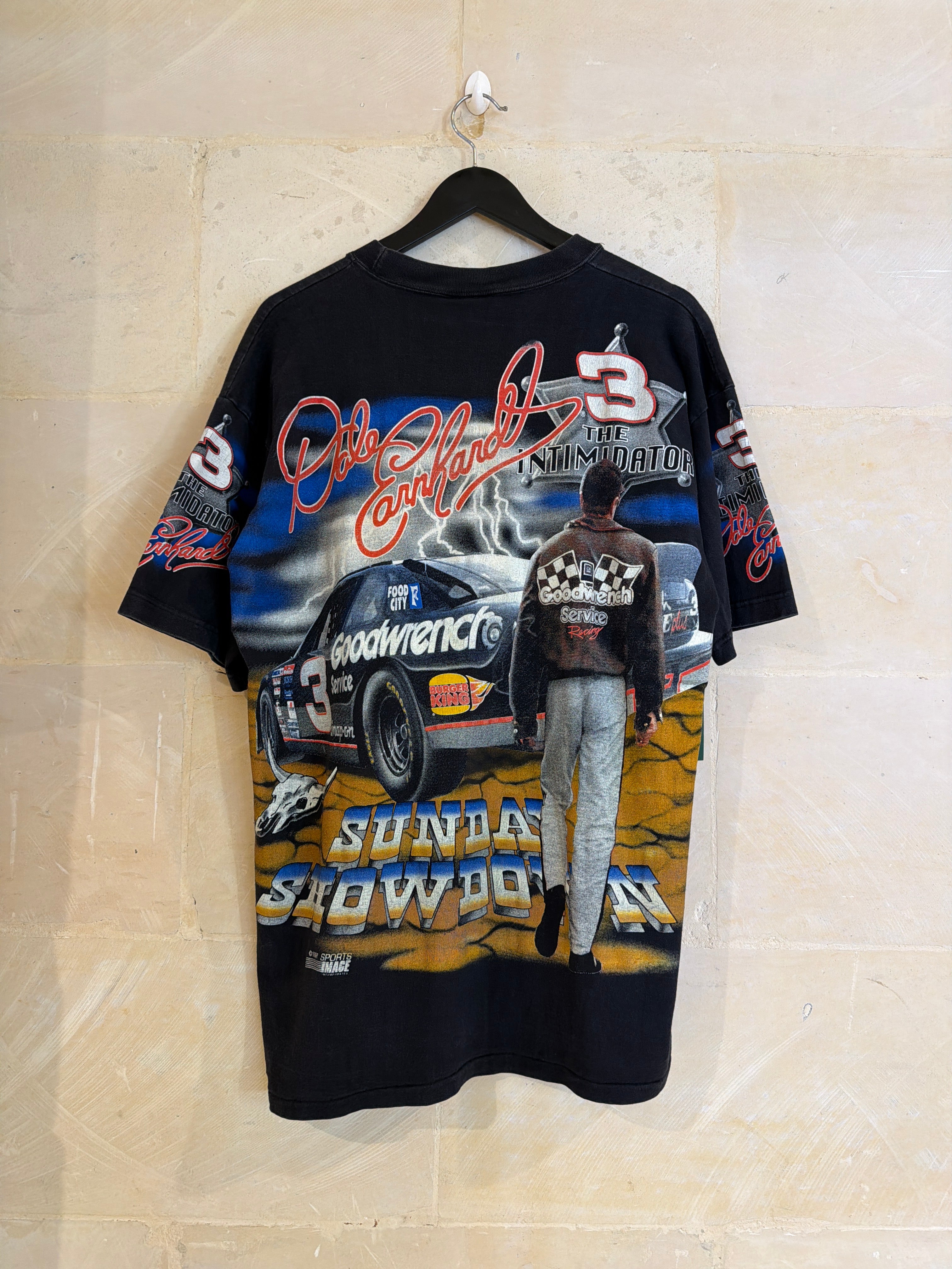 Vntg 1997 Dale Earnhardt Charging Horses Racing Tee (Large)