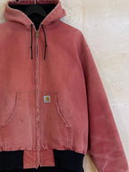 Vntg Carhartt Snta. Fee Old Rose Hoodie Jacket (XL)
