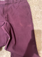 Dickies Maroon Chino Original Fit Pants(34W-42L)