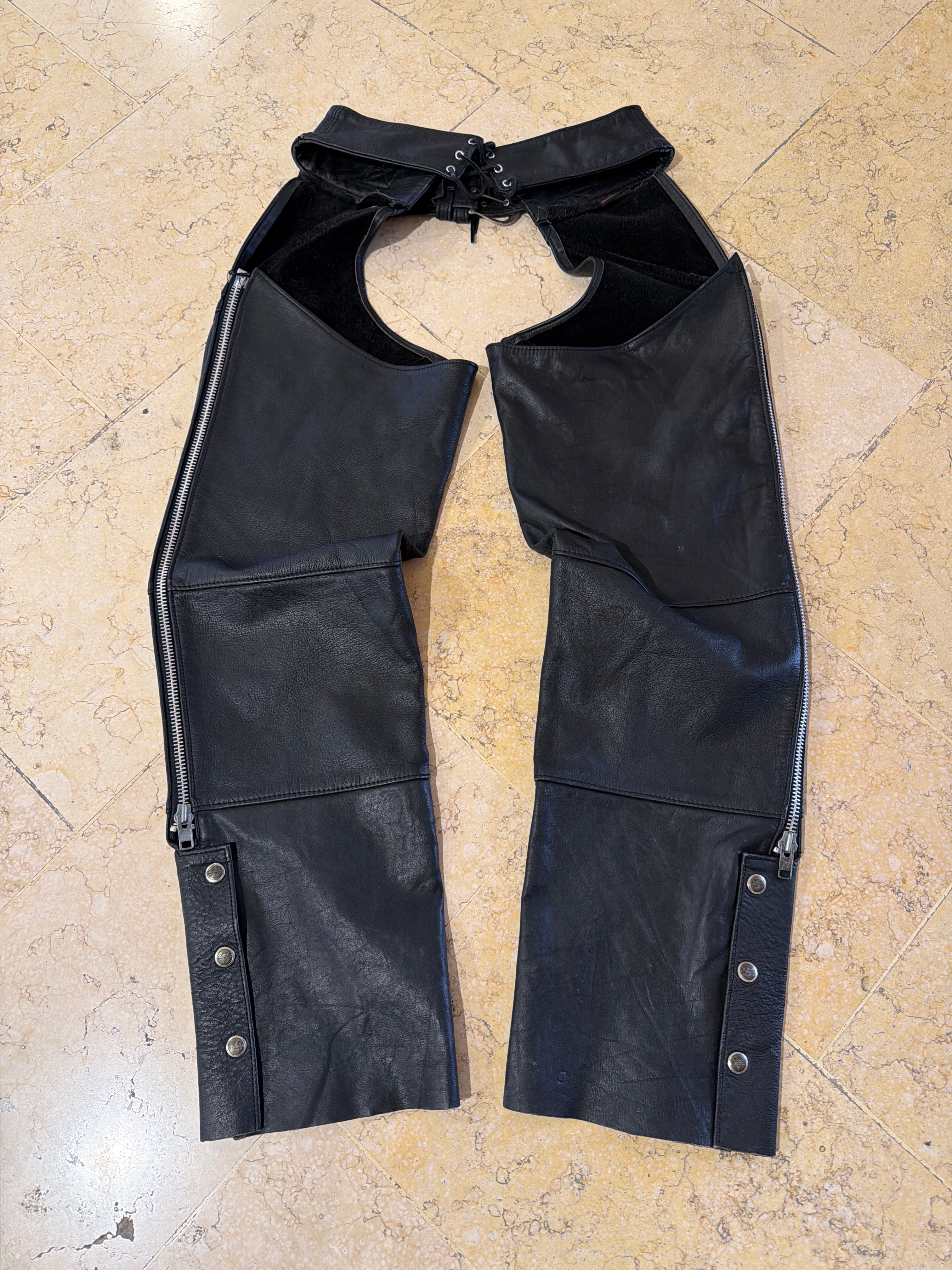 Leather Biker Pants (M)