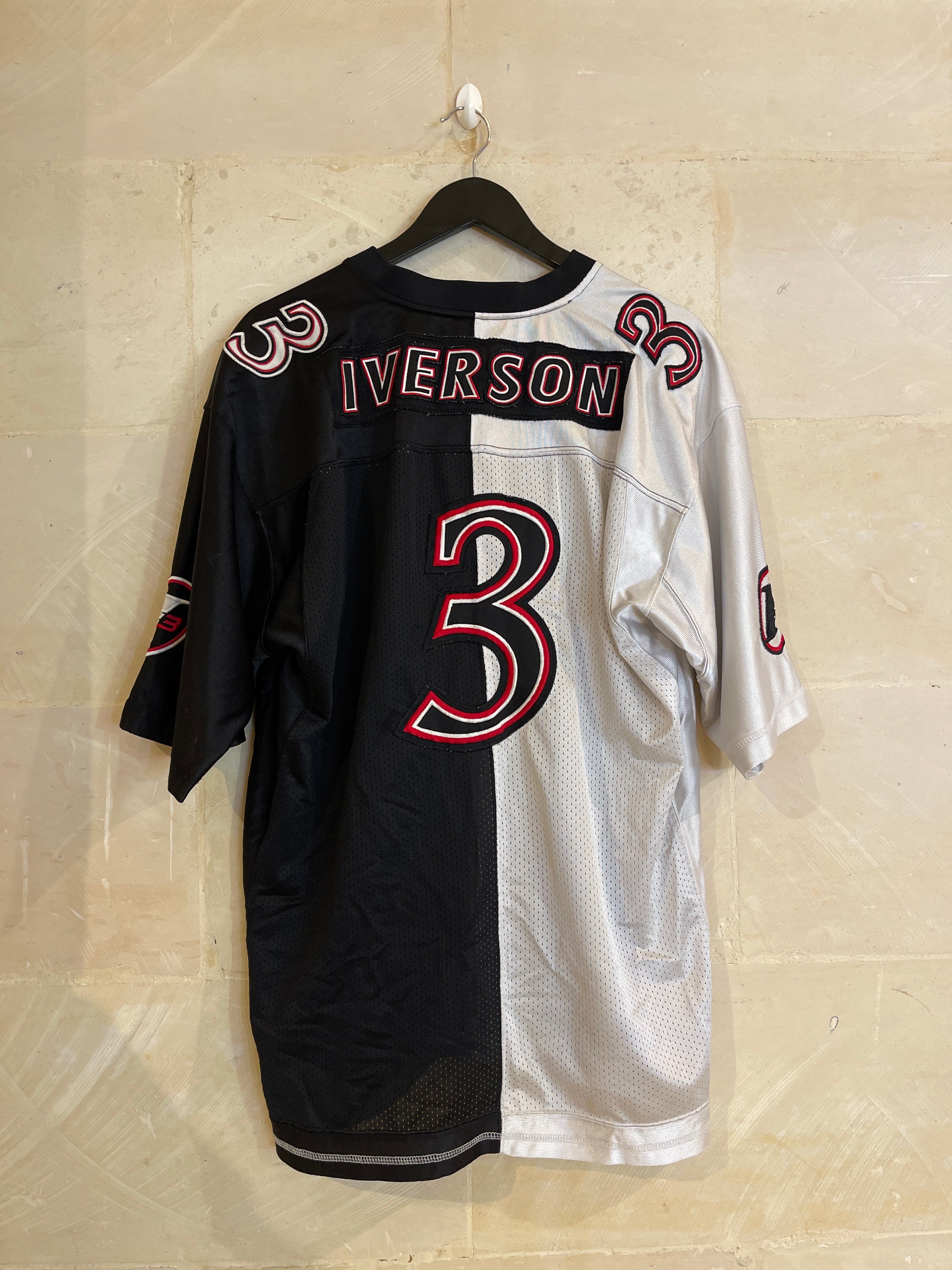 Vntg Allen Iverson Football Jersey (Fits Large)