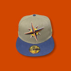 Brand New Seatle Mariners Closed Cap Camo-Navy (Size 7 3/8)