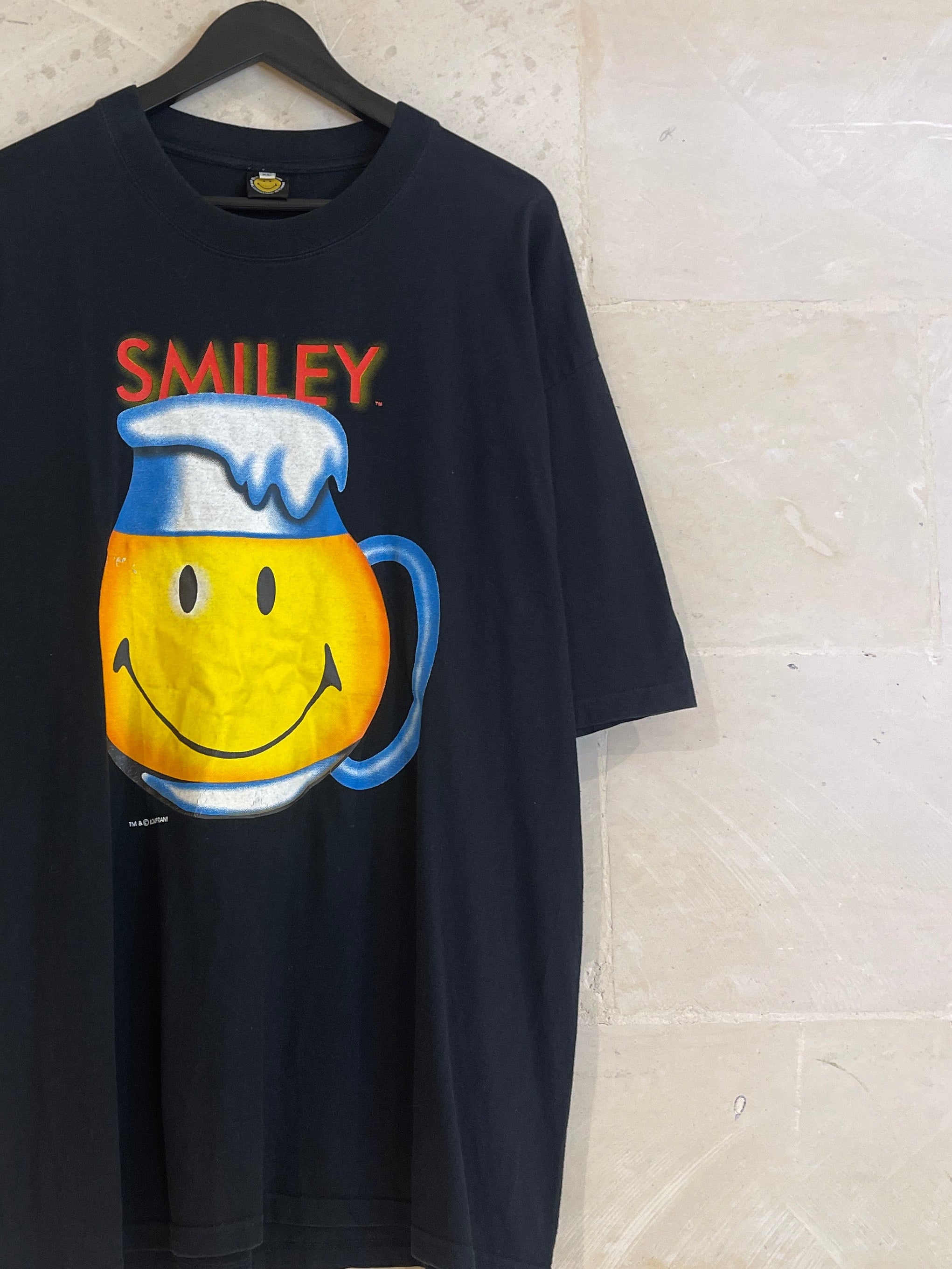 Vntg Beer Mug Smiley Tee (XL)