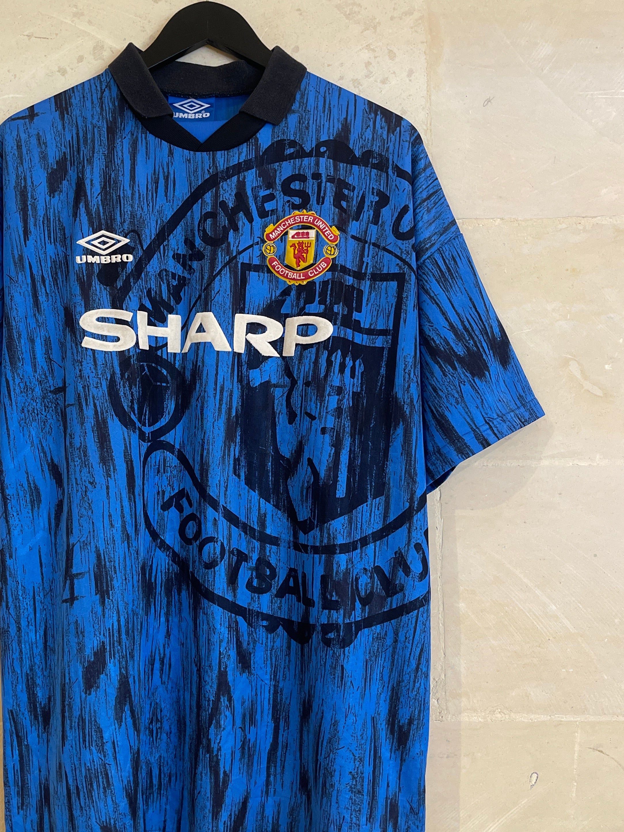 Vntg 1992-93 Manchester United Away Shirt (XL)