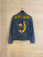 Vntg Betty Boop Denim Jacket (Small)