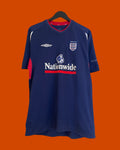2002-03 Engalnd UMBRO Training Shirt With NATIONWIDE Sponsor (Fits Large)*/ Pull Out