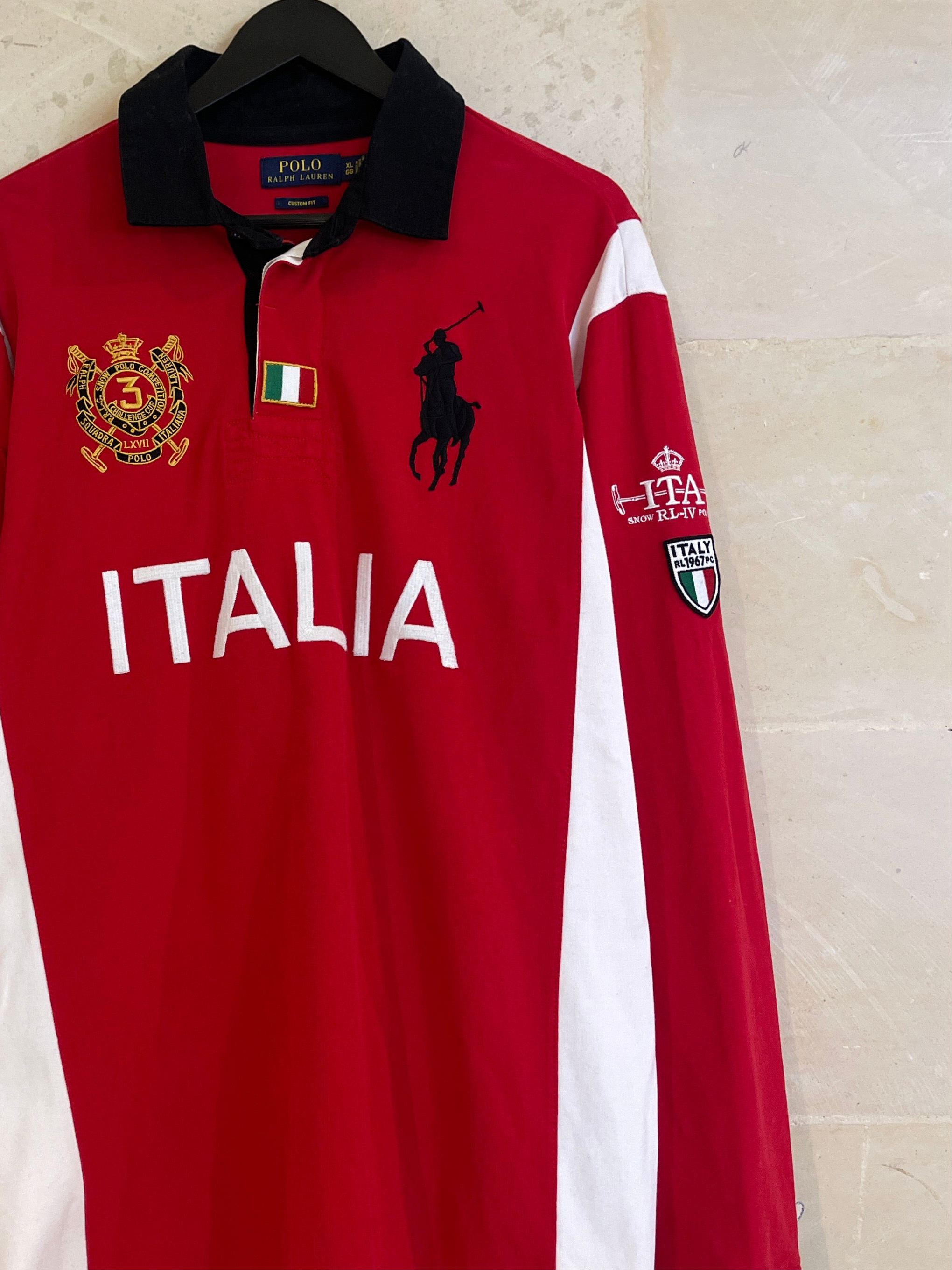 Ralph Lauren ITALIA Polo Rugby LS (XL)
