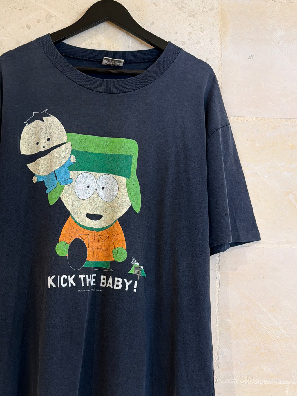 Vntg 1998 South Park Kick The Baby Tee (XL)