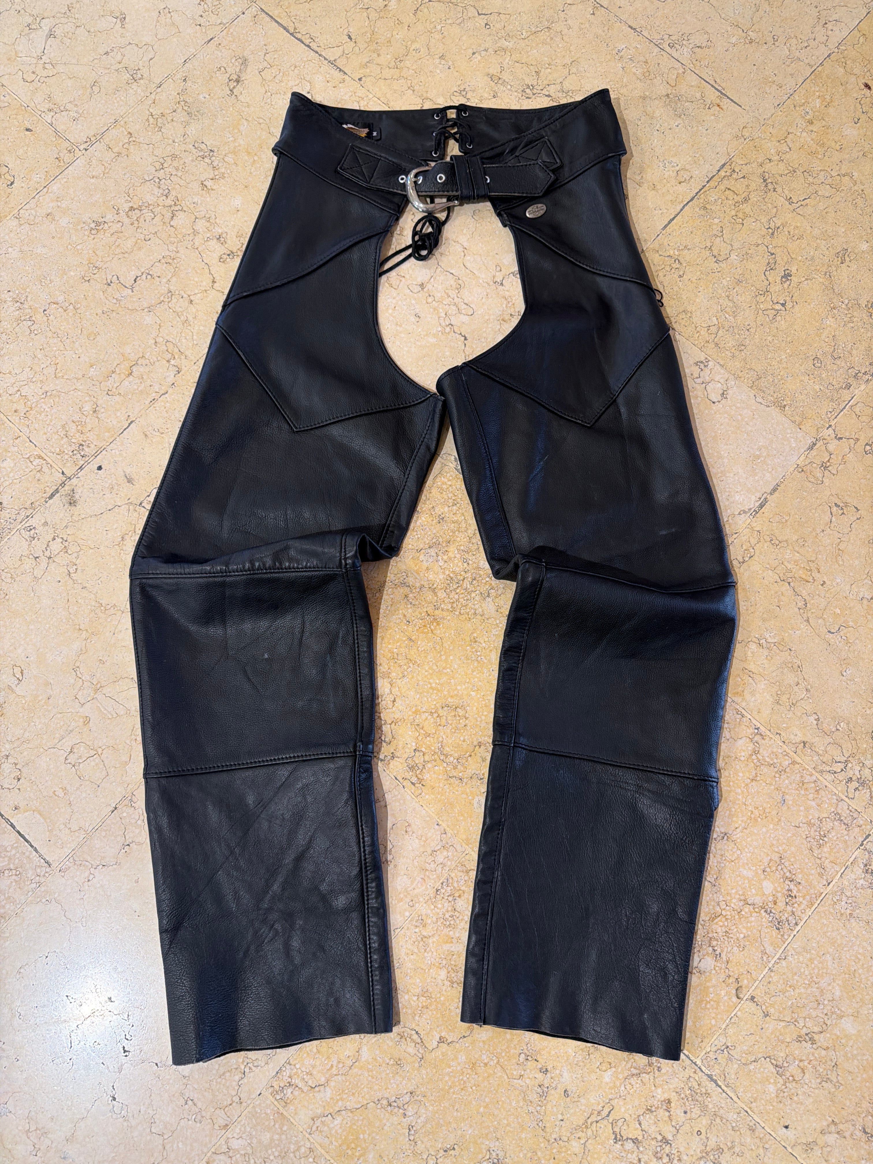 Leather Biker Pants (M)
