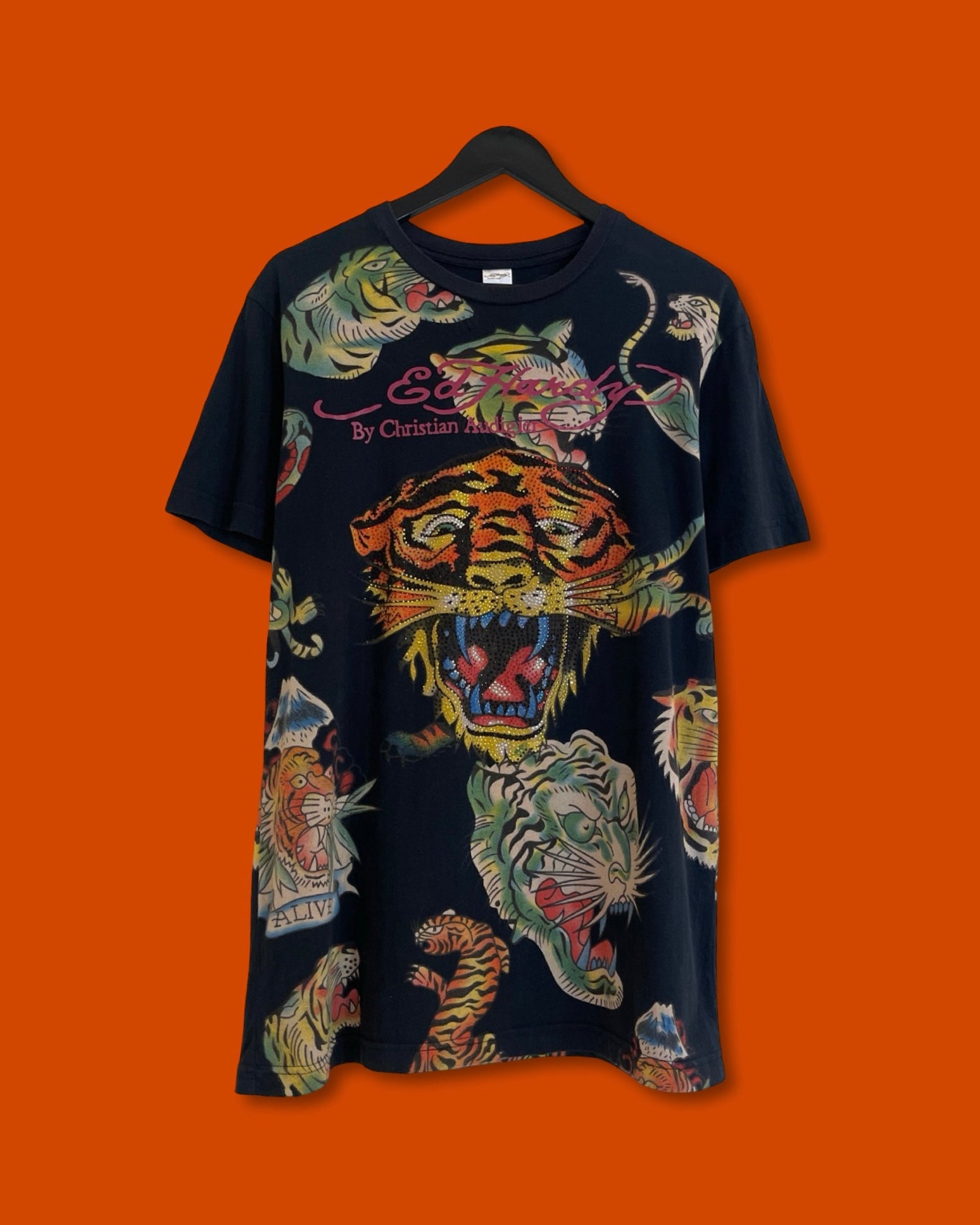 Ed Hardy AOP Y2K Tiger Tee (Large)*