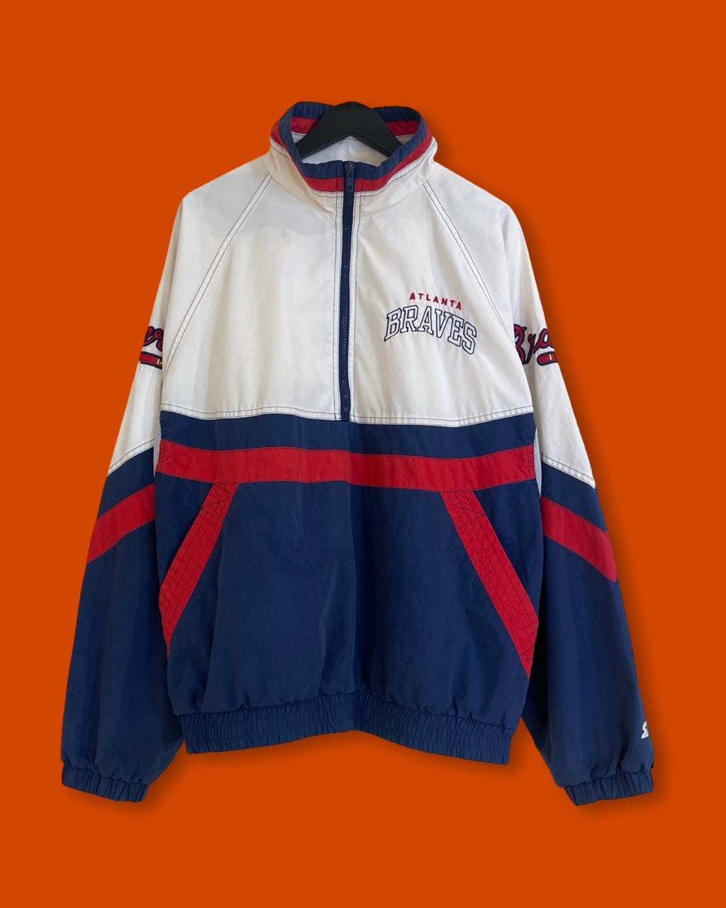 Atlanta Braves Windbreaker Jacket (Large) ss