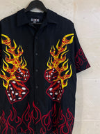 Dice Flames Y2K Shirts (Large)*