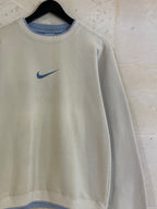 Vntg Nike Center Swoosh Beige (Small)