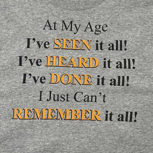 Vintage "At My Age" Tee (XL)