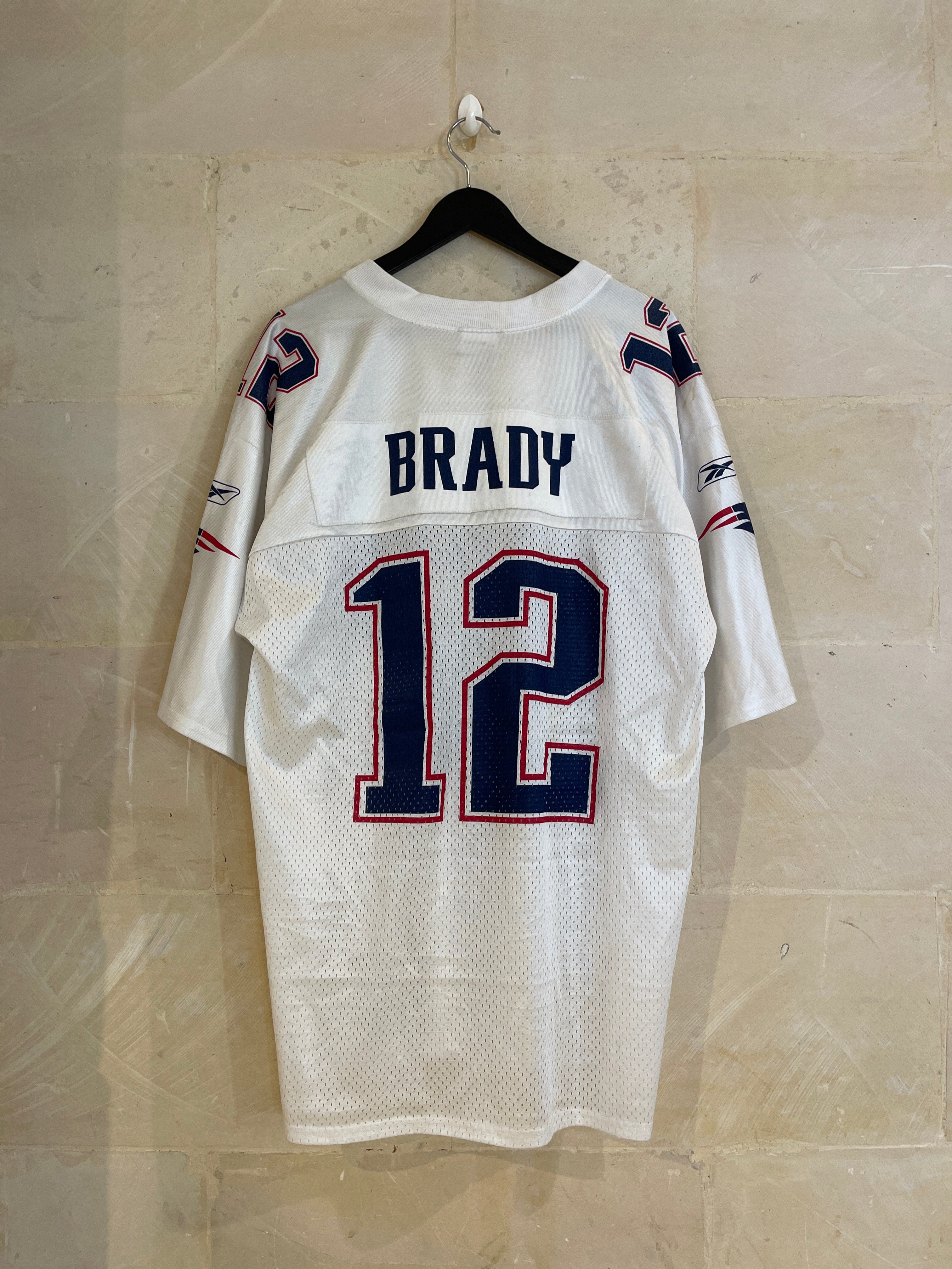 Patriots Hockey Brady 12 Jersey (Large)
