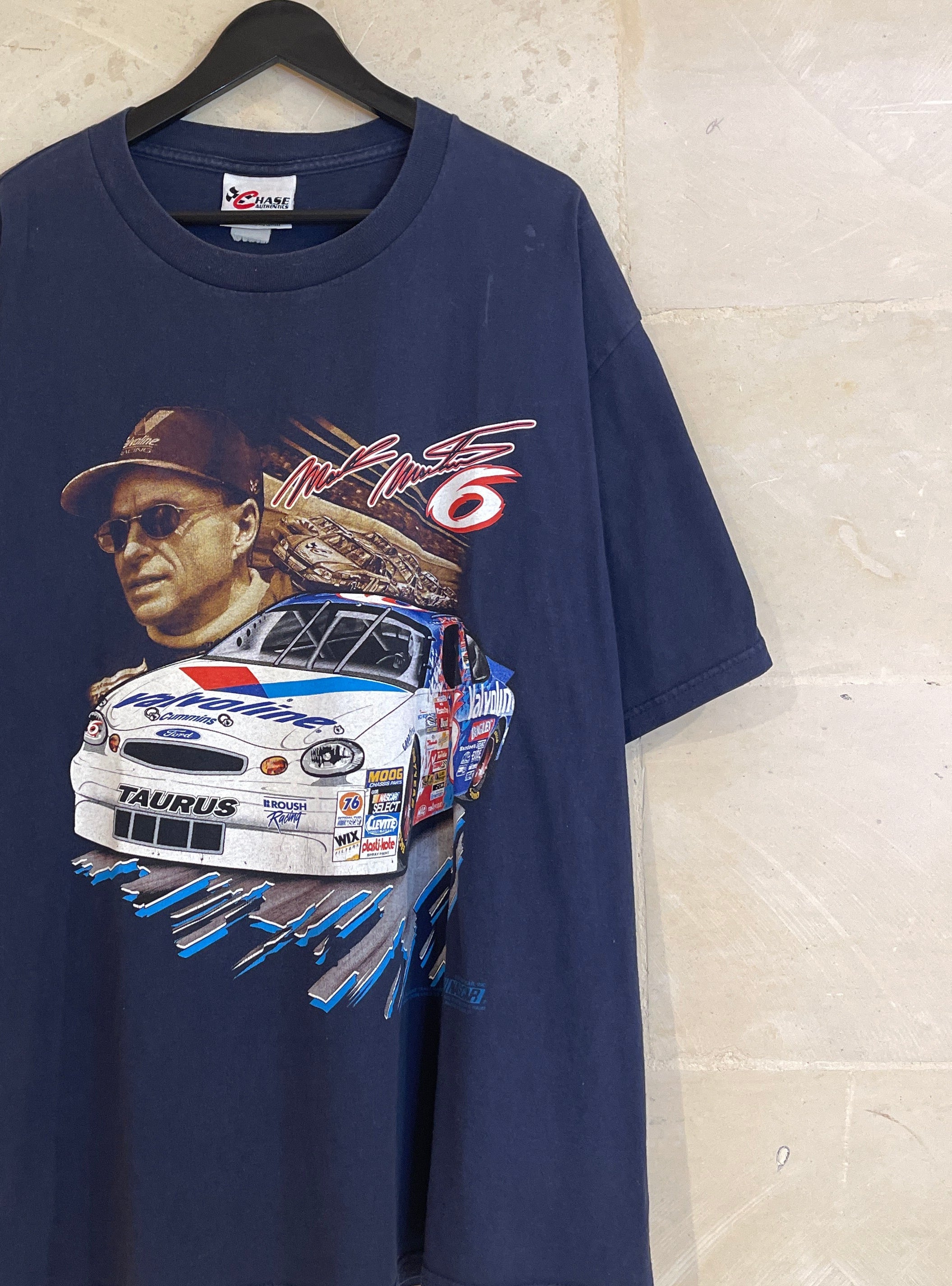 Vntg Mark Martin Valvoline Racing Tee (XL)*