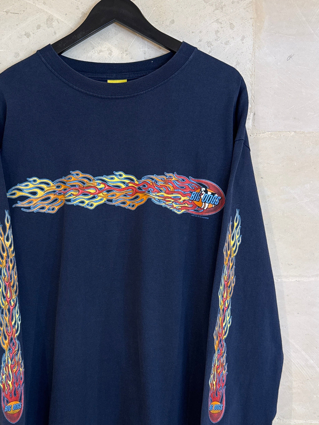 Vntg Big Dog Flames Longsleeve (Large) *