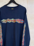 Vntg Big Dog Flames Longsleeve (Large) *