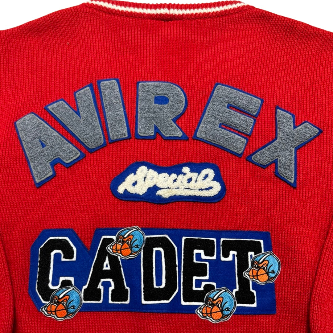 Vintage Avirex Knitted Cardigan Sweater (XL)