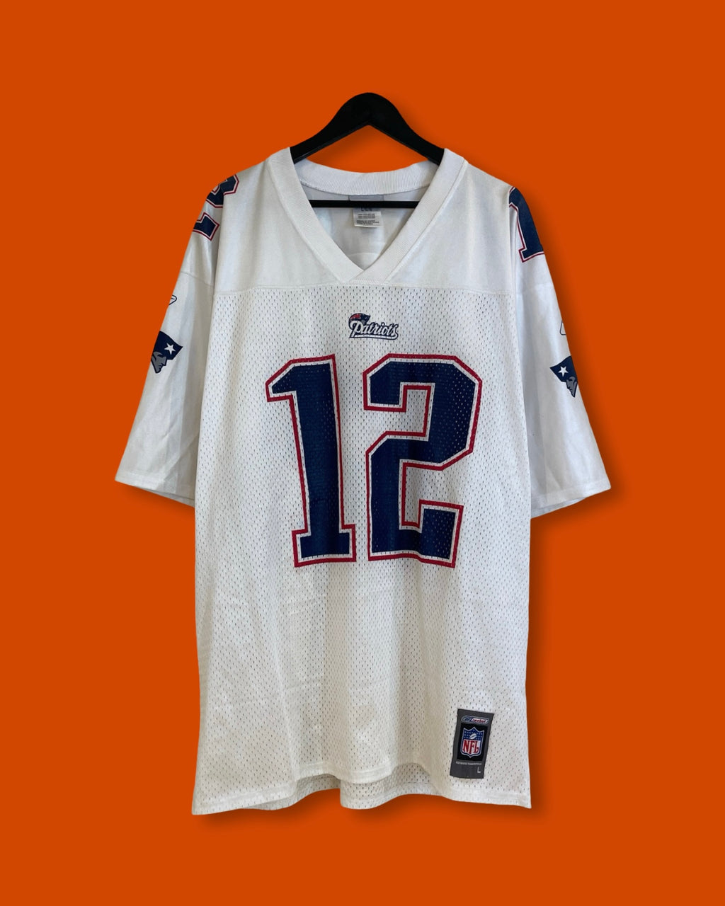 Patriots Hockey Brady 12 Jersey (Large)
