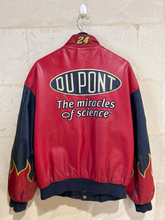 Vtg Chase Authentics Flames Racing Jacket (Medium)