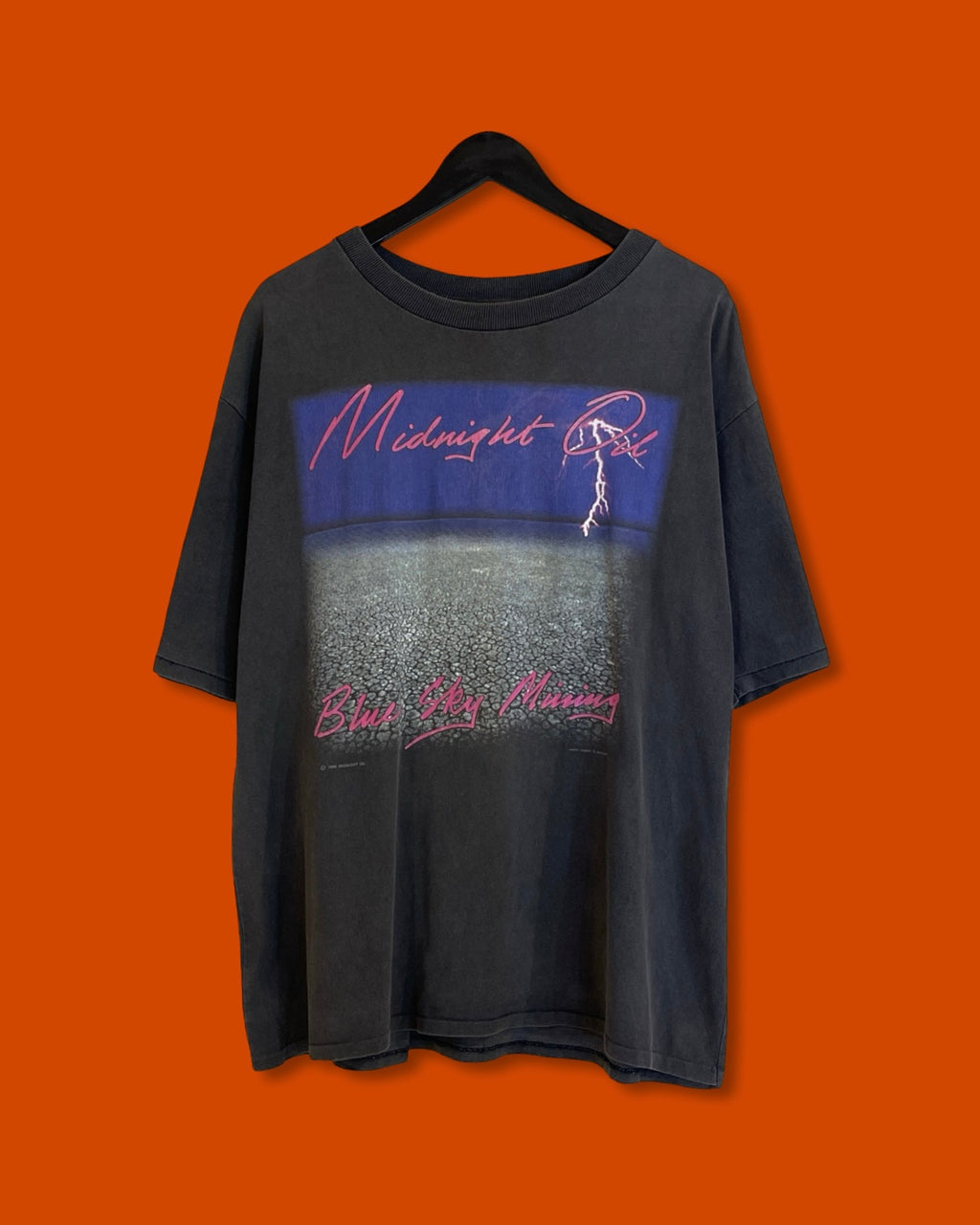 Vntg 1990 Midnight Oil Tee (Fits XL)