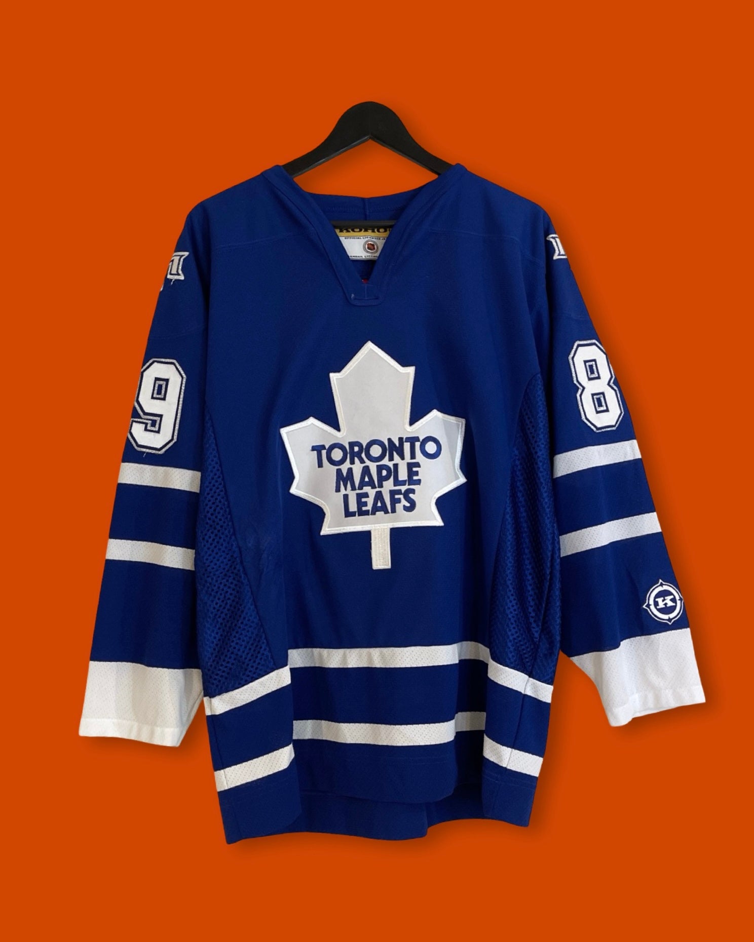 Toronto Maple Leafs X Mogilny 89 Hockey Jersey (Medium)