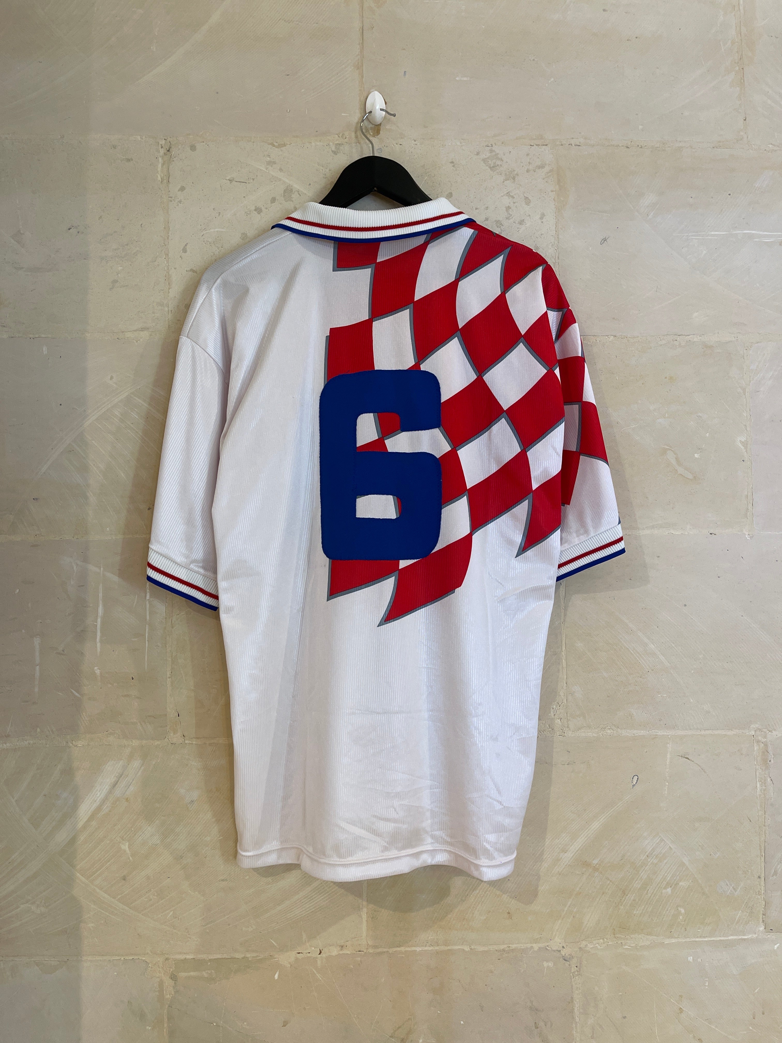 Vntg 1998-99 Lotto Croatia Home Shirt (XL)