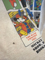 Vntg 90s AOP Mickey 3 Quarter minimal stains (XL)