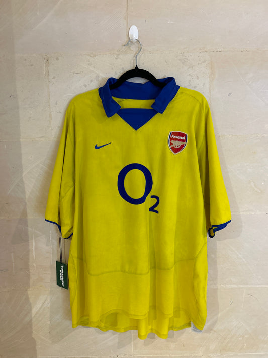 2003-04 Arsenal Shirt (XL) Removable Stains