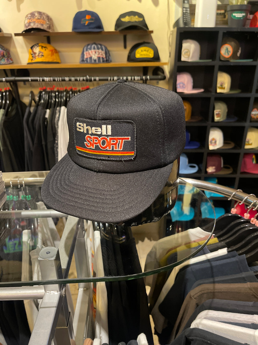 Vntg Shell Tracker Cap