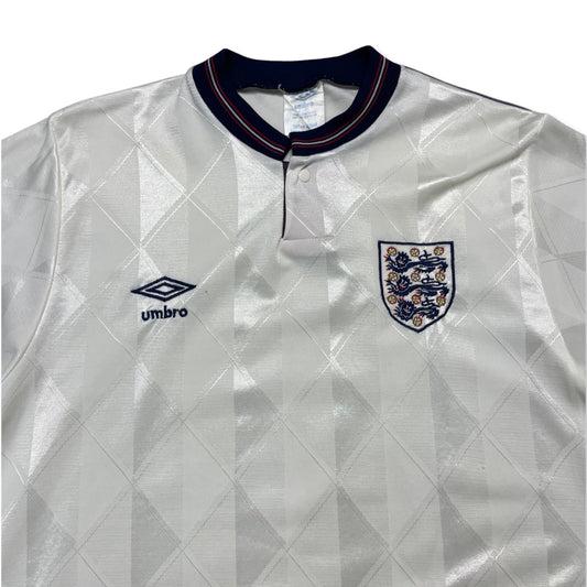 1987-89 England Umbro Shirt (Large) very tiny dot stain