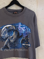 Harley Davidson Proud and Fearless Cropped Tee (XL)*